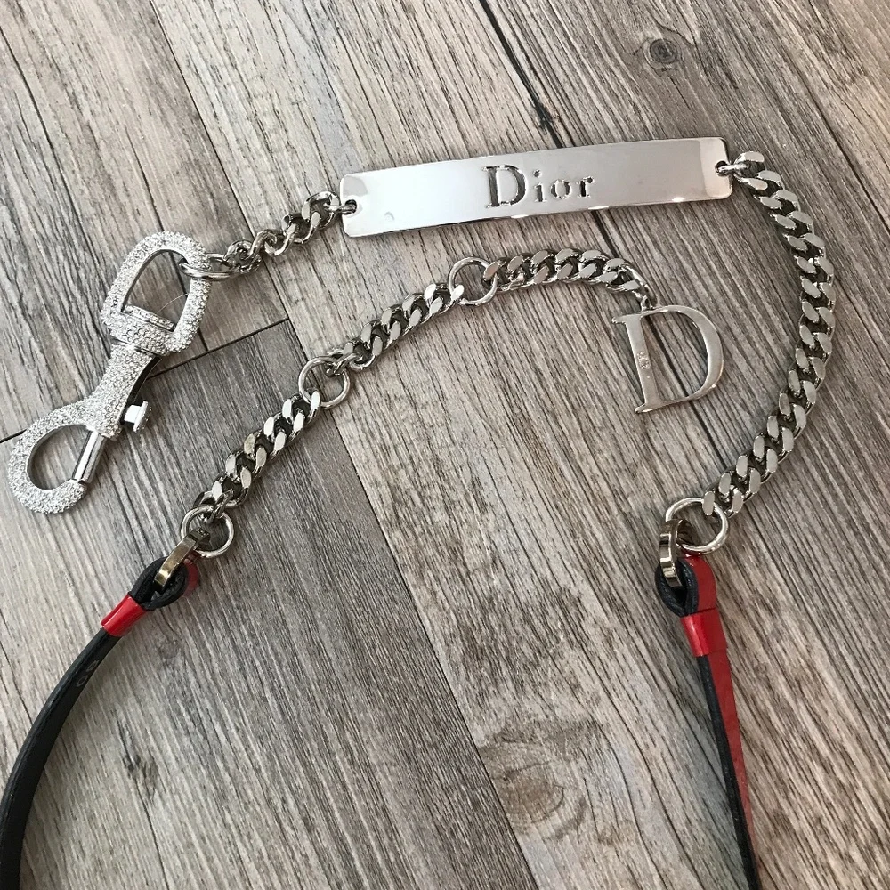 Vintage Y2K Christian Dior Mousqueton Belt | Red Patent Leather | Pristine